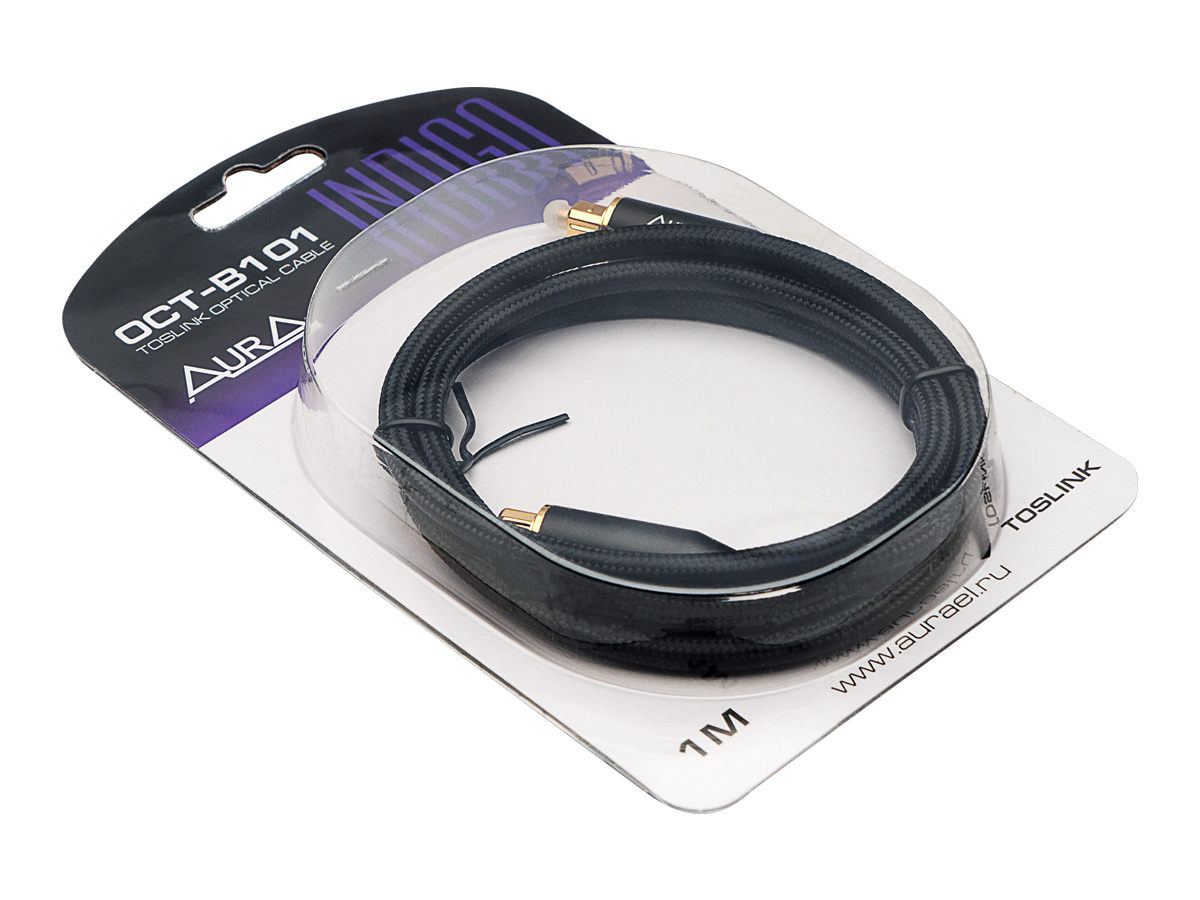 AurA | OCT-B101 | оптический кабель (TOSLINK), 1 метр | 3