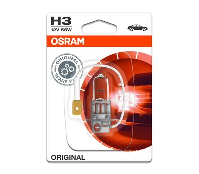 OSRAM | H3 64151-01B Halogen | Лампа H3 12V 55W БЛИСТЕР | превью 1