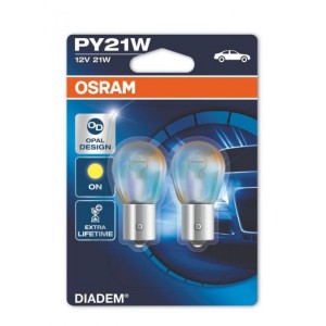 OSRAM | 7507 LDA-0 2B PY21W  | Лампа PY21W 12V 21W DIADEM .цена за 2 шт. | превью 1