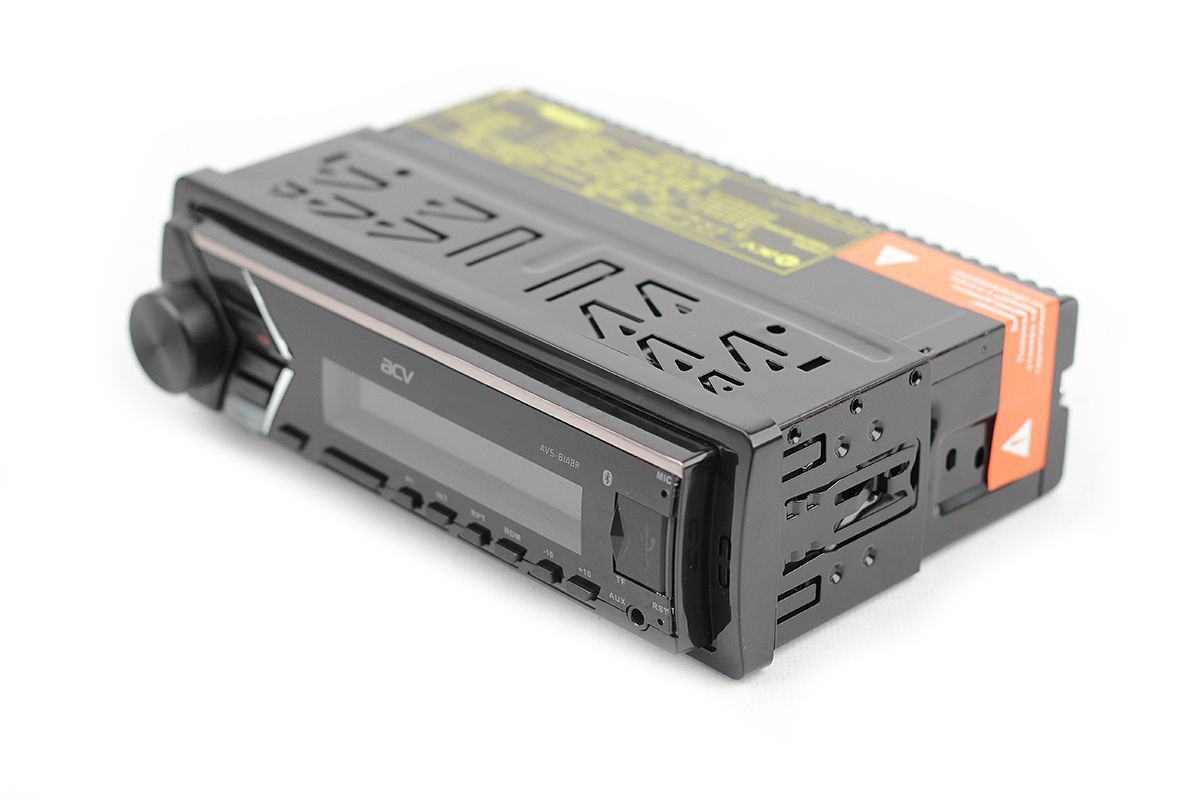 ACV | AVS-814BR | 1din/красная/Bluetooth/USB/AUX/SD/FM/4*50 | превью 2