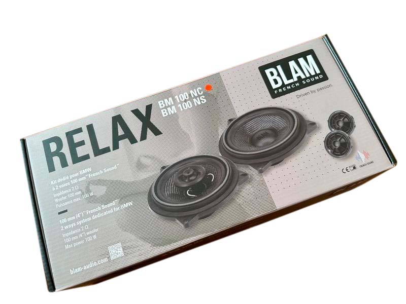BLAM | BM100NS | 2-х полос.комп. акус. для а/м BMW ,4" (10см), 50/100Вт, 80Гц-30кГц, 2Ом, 90,3 дБ | 7