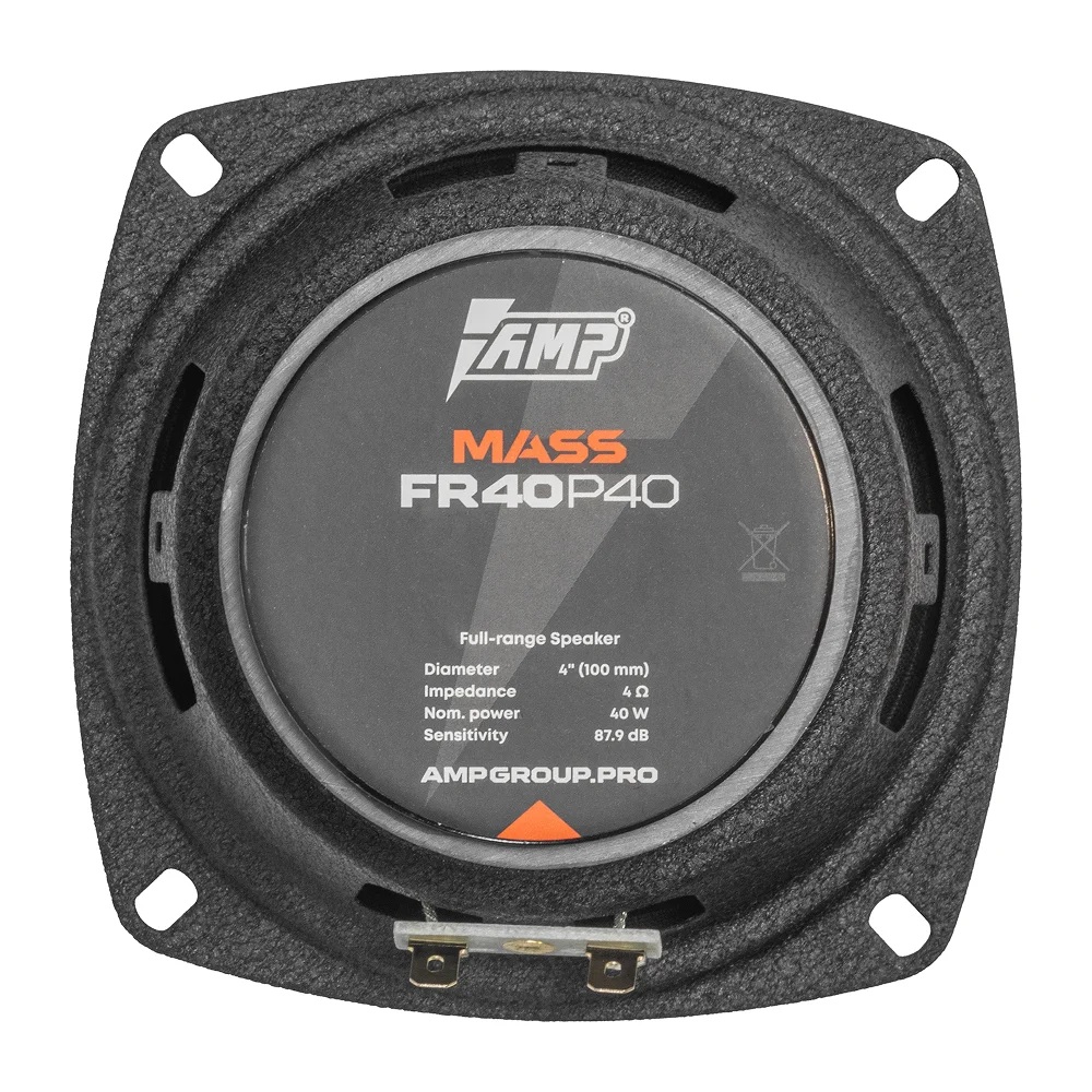 AMP | MASS FR40P40 | 10см Эстрадная Широкополосная 4 Ом. ПАРА | 6