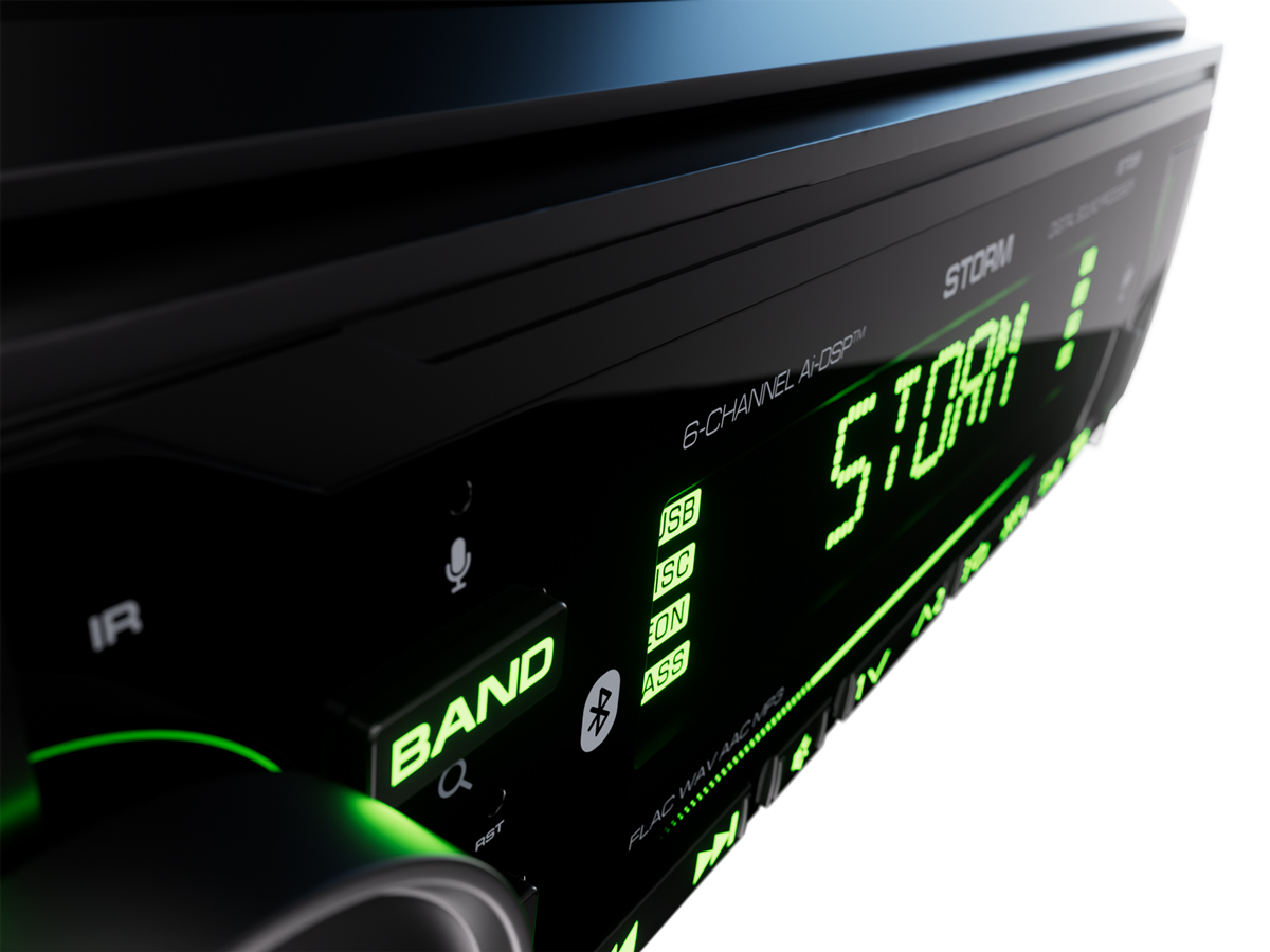 AurA | STORM-677DSP | Ai-DSP (6 RCA, 4V), FLAC 24bit, BT 5.3, APP, RGB, D-SWC, ДУ | 5