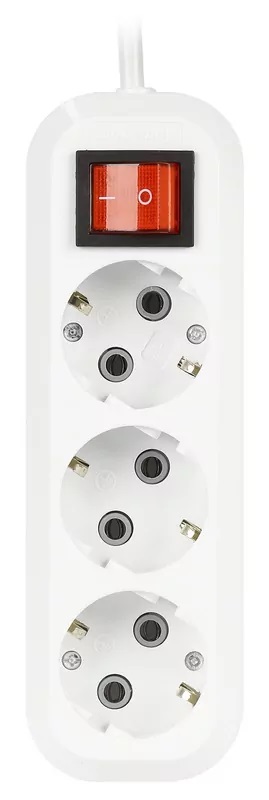 Удлиннитель |Smartbuy| Удлиннитель Smartbuy, 3 гнезда 15 м 16А/3,5кВт с выкл. и заземлен. ПВС 3х1,0| превью 2