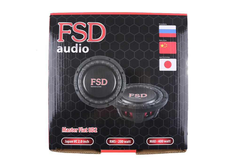 FSD audio | MASTER FLAT 8 D2 | 8", 200 Вт RMS 400 Вт MAX  | 4