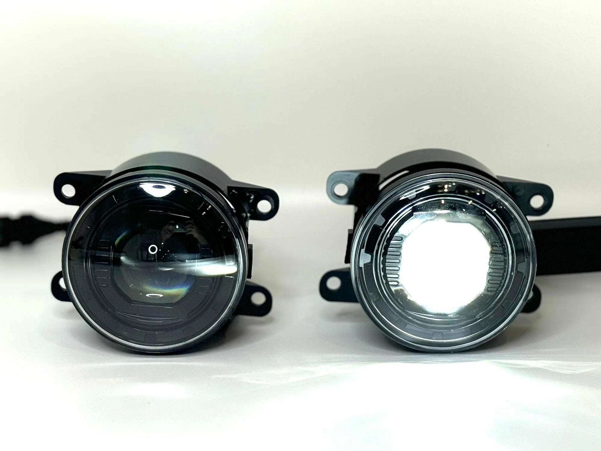 ZMB | WD-141 (30w) | Bi-LED LADA VESTA NG, ПТФ. диодная диаметр крпуса 9 см. к-т 2 шт. | 3