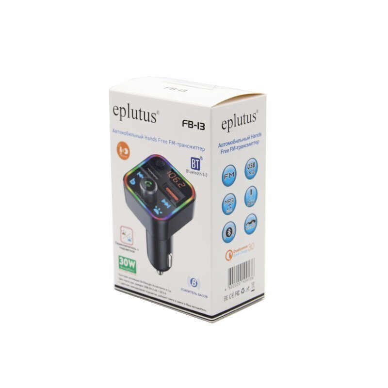 Eplutus | FB-13 |  FM-трансмиттер с поддержкой Bluetooth | превью 3