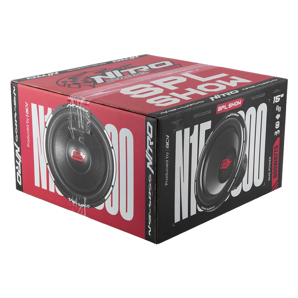 ACV | SPL SHOW NITRO N15-S800 | Сабвуфер 15'/RMS=800W/2+2Om  | 6