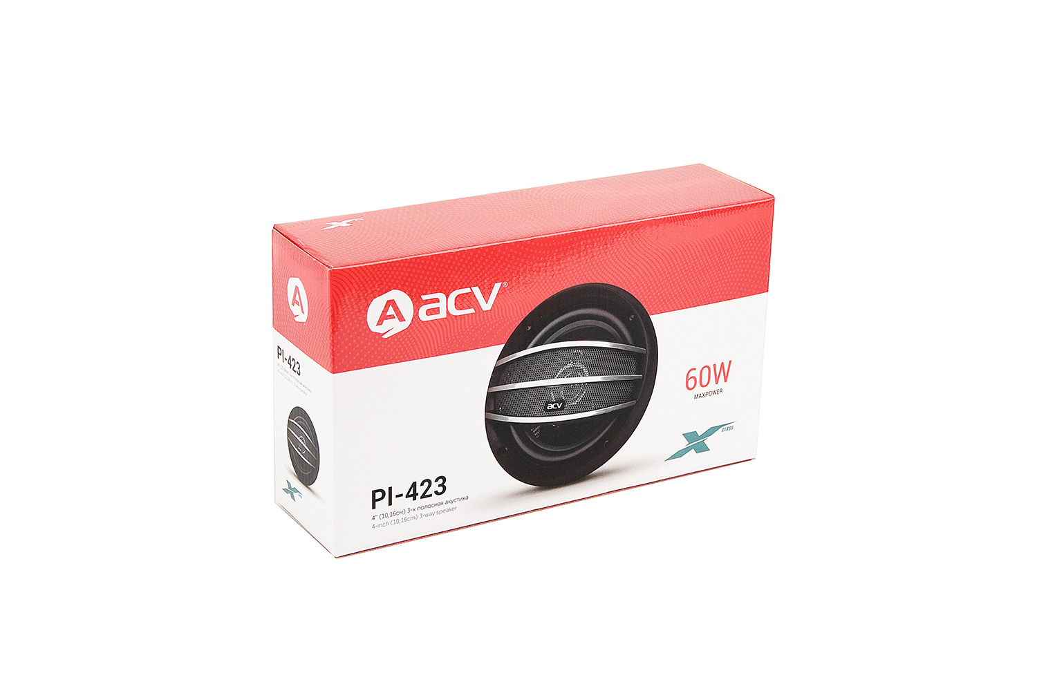 ACV | PI-423 БЕЗ СЕТОК И КРЕПЕЖА | 10 см 3х полос.коокс. 30Вт/полипропилен | 4