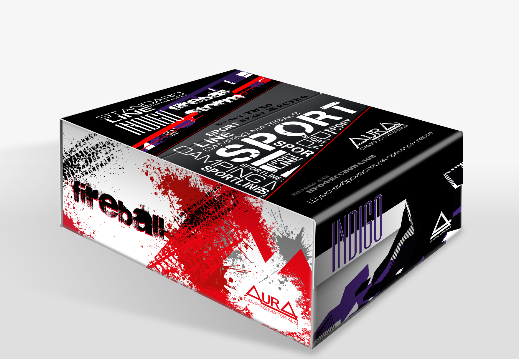 AurA | DEMO-BOX | Коробка с образцами шумо-виброизоляции 2022 | превью 1