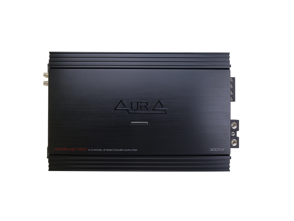 AurA | VENOM-D2.1500 | D-class, 2x700w (4 Ohm), 2x1100w (2 Ohm), 2x1500 (1 Ohm), 1x3000 (2 Ohm), ДУ| 6