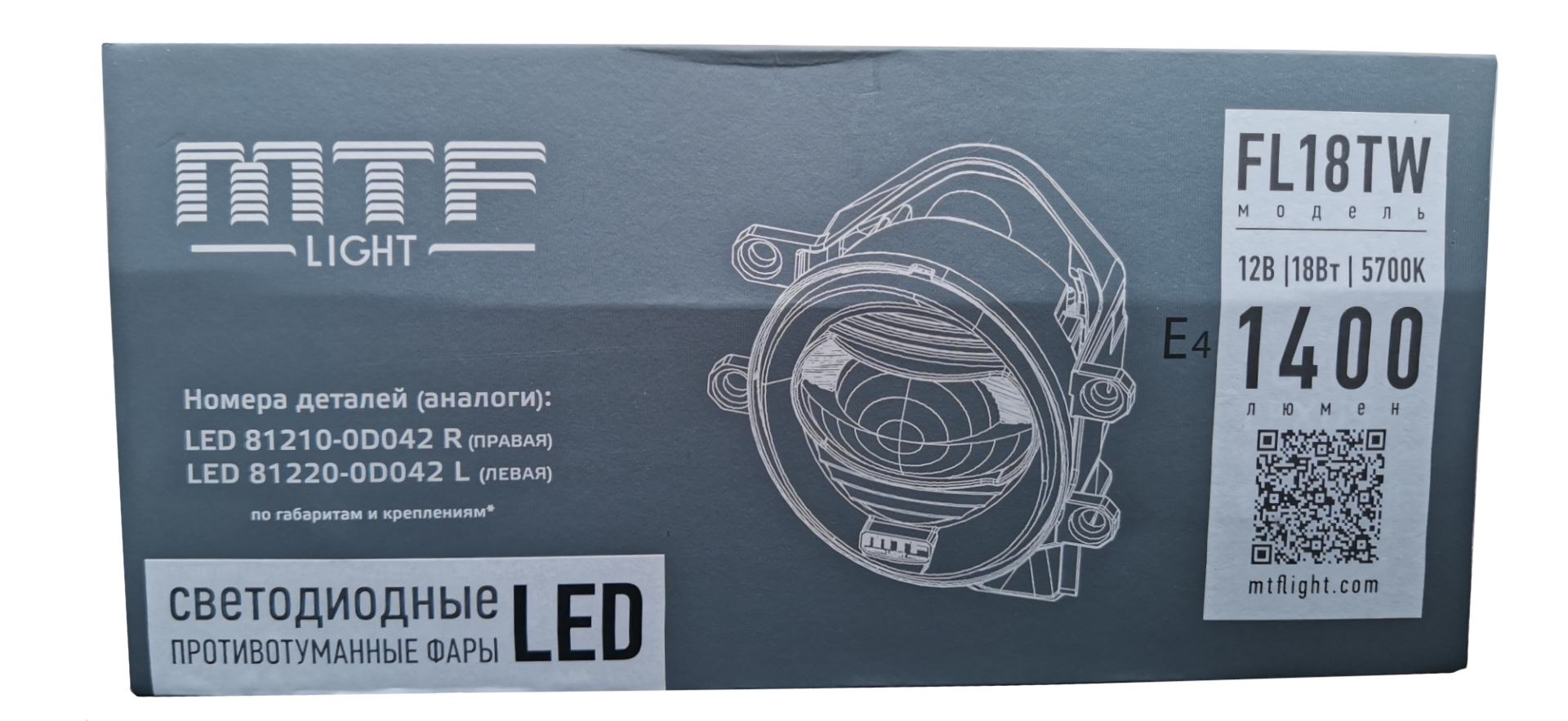MTF | FL18TW | Светодиодные ПТФ TOYOTA . LEXUS 5700K,| превью 3