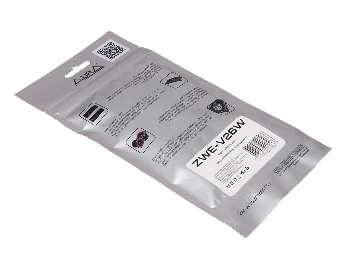 AurA | ZWE-V26W | Вольтметр цифровой, 9-18V, 3 сегмента, белый | превью 3