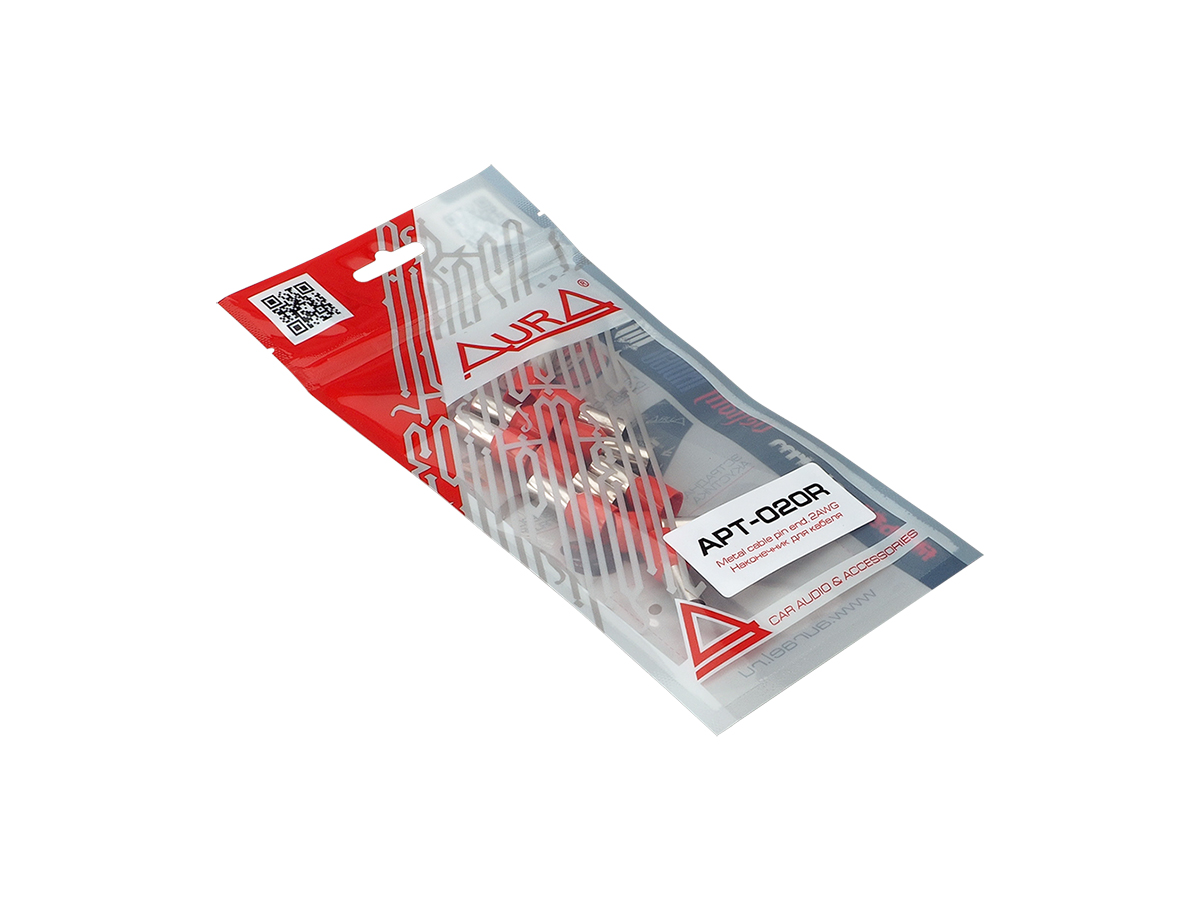 AurA | APT-020R | Гильза силовая, 2Ga (35мм2), КРАСНАЯ, комплект 10шт., Nickel | превью 2