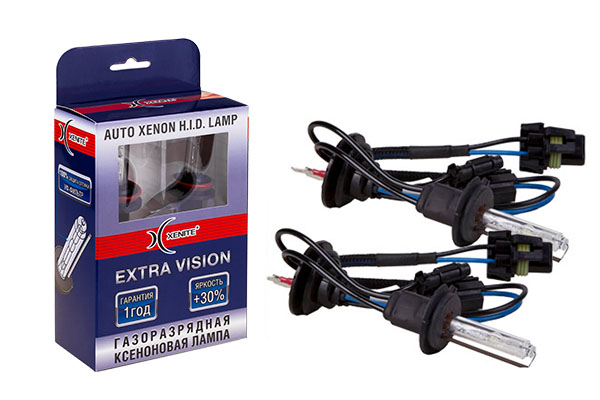 XENITE | EXTRA VISION+30%  H7 5000K | Комплект 2шт  H7 5000K , яркость+30% | превью 1