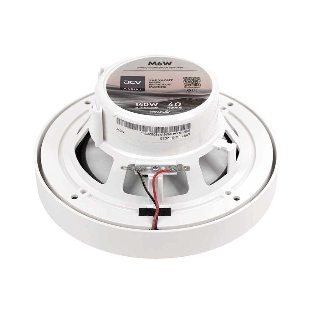 ACV | M6W | 16,5см/100 Вт/2-полосная морская/ белая | 3