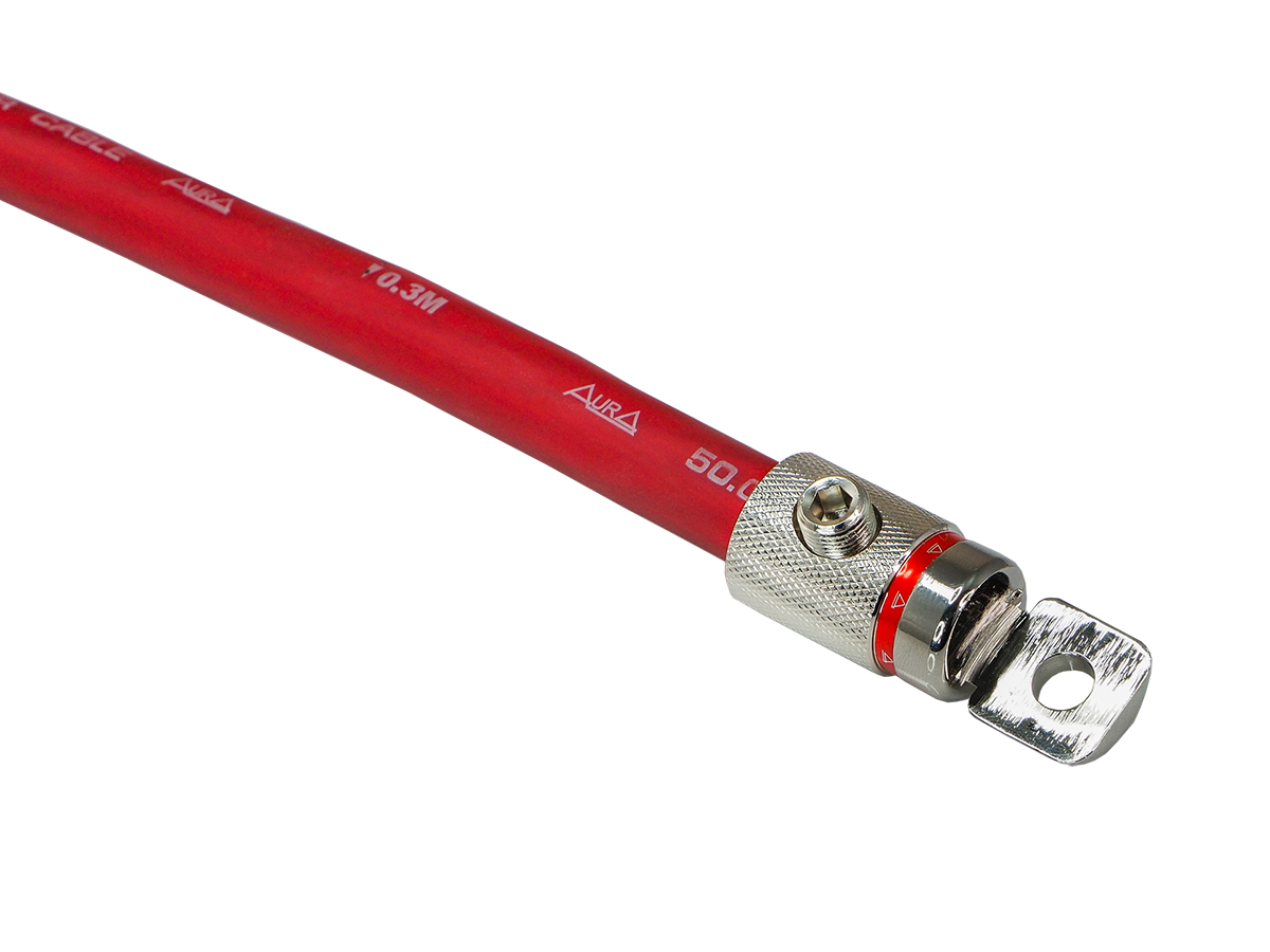 AurA | BTP-1050 | Клемма силовая, кольцевая, 0Ga (50mm2), 2шт., Nickel, блистер | превью 2