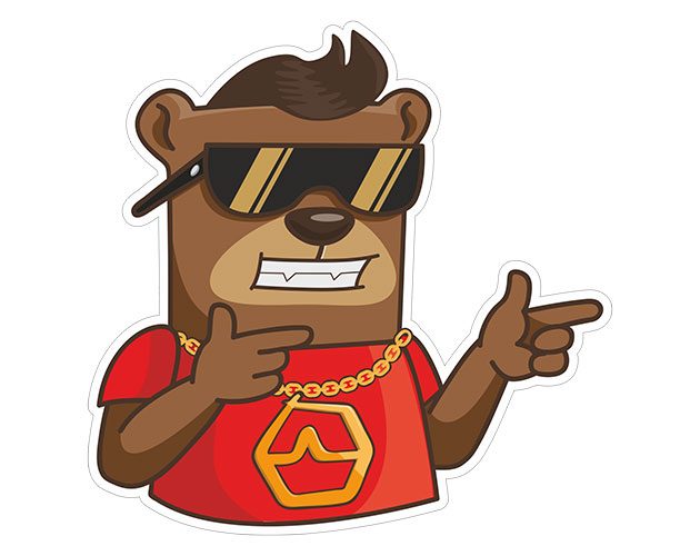 Ural | Наклейка Уральский мишка 3 | наклейка на машину | 1