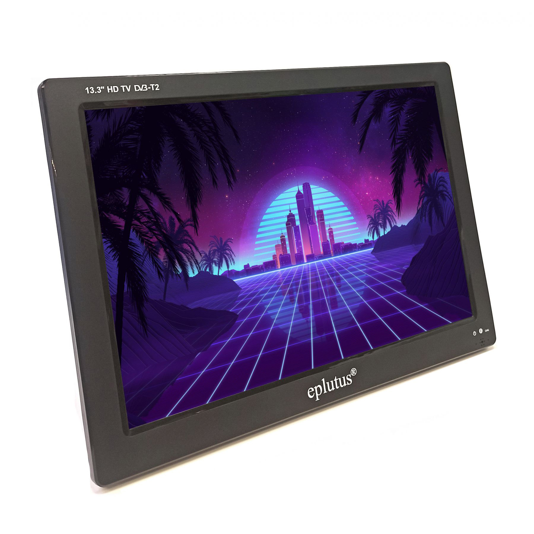 Eplutus | EP-135T Black  |  13.5" встроенный DVB-T2, USB, внутренний аккумулятор  | превью 1