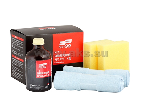 Soft99 | Жидкое стекло |Покрытие для кузова жидкое стекло Soft99 H-7, 200 мл | превью 2