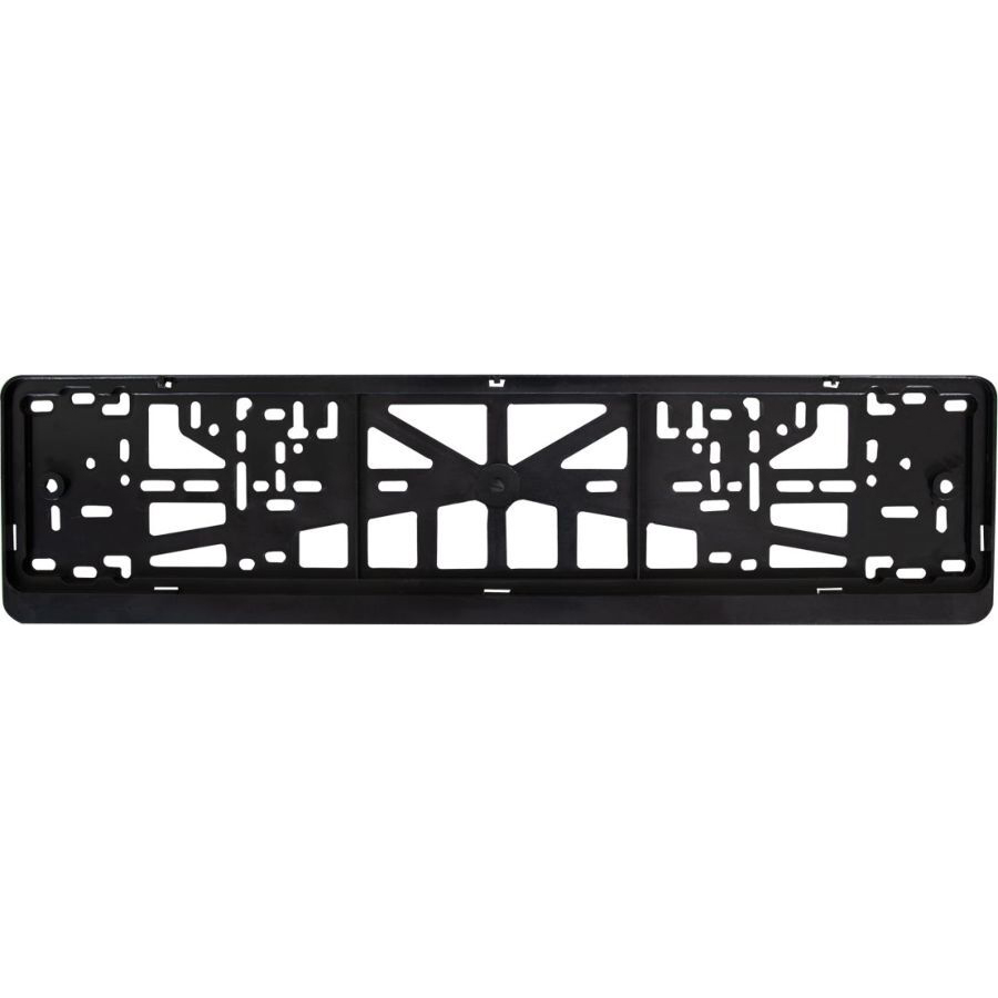 Рамка под номер | пластиковая черная | 1