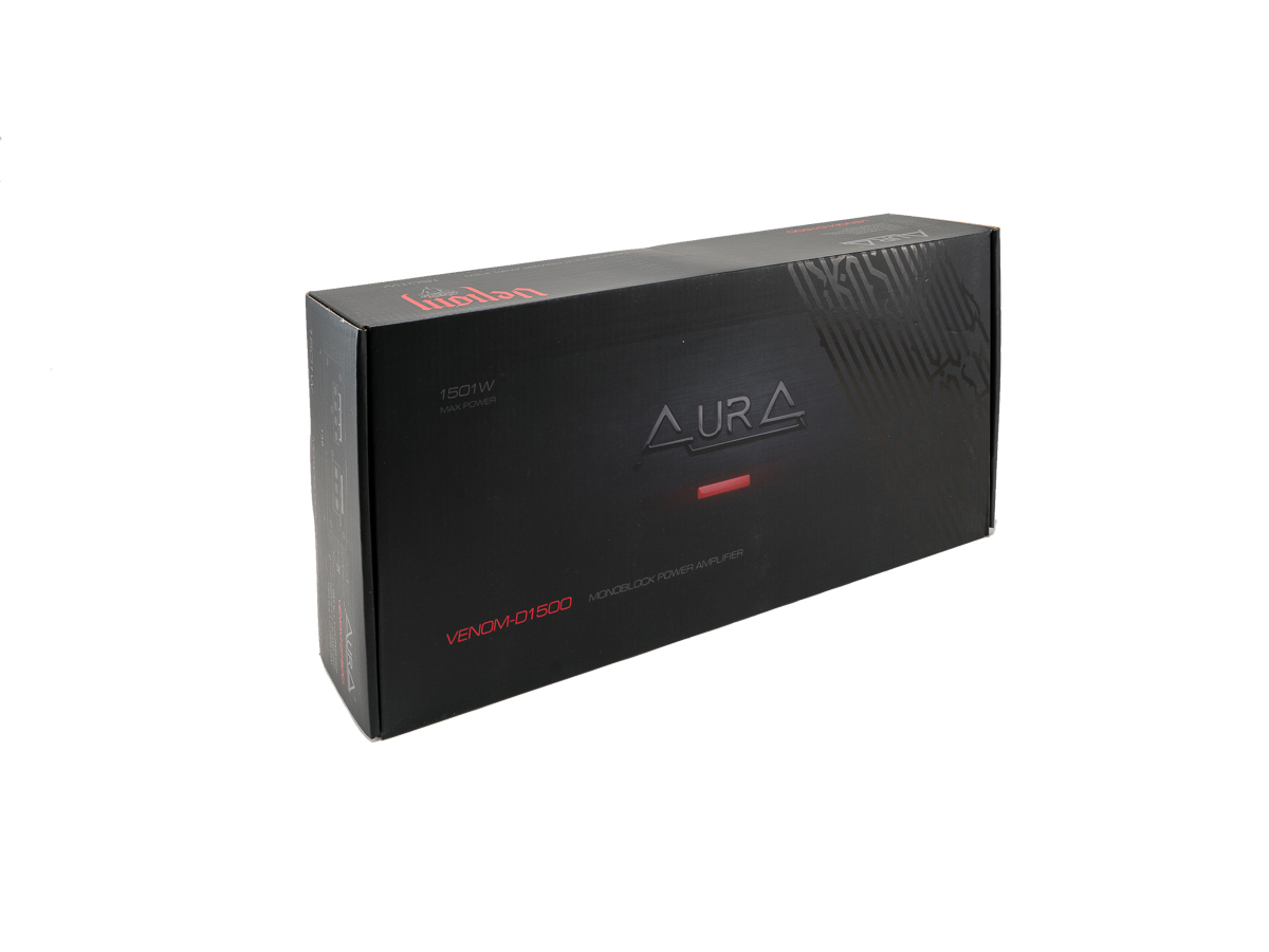 AurA | VENOM-D1500 | 650w (4 Ohm), 1x1000w (2 Ohm), 1x1500w (1 Ohm), 20Hz - 250Hz, ДУ | 9