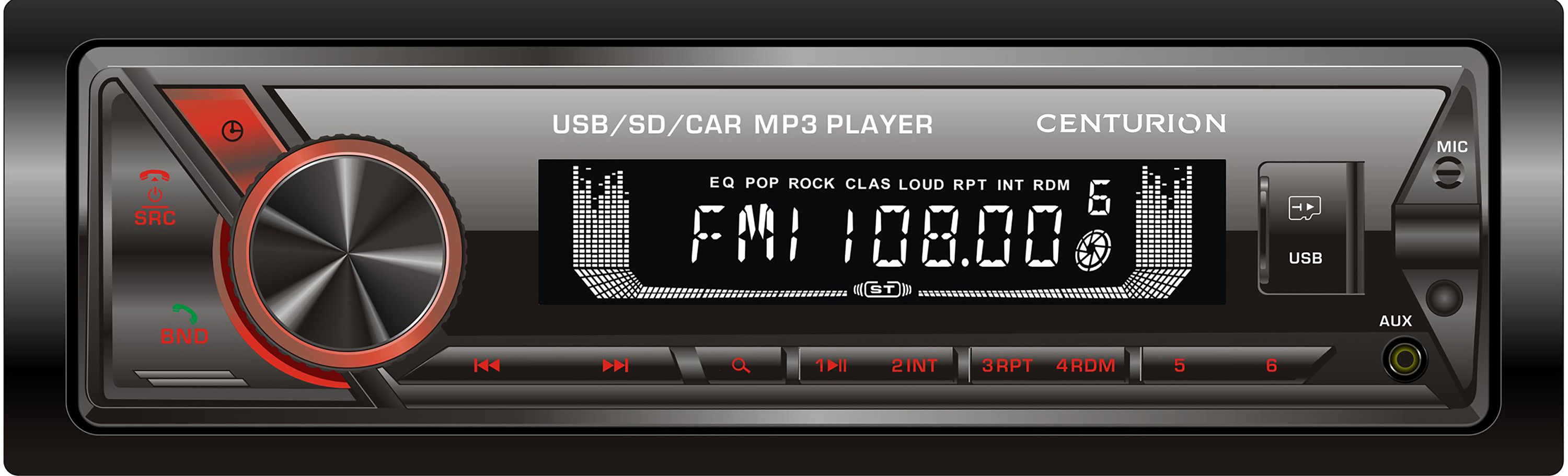 Centurion | MX-030 | DSP, 4*50 Вт, BT, 6RCA, RGB кнопки | 1