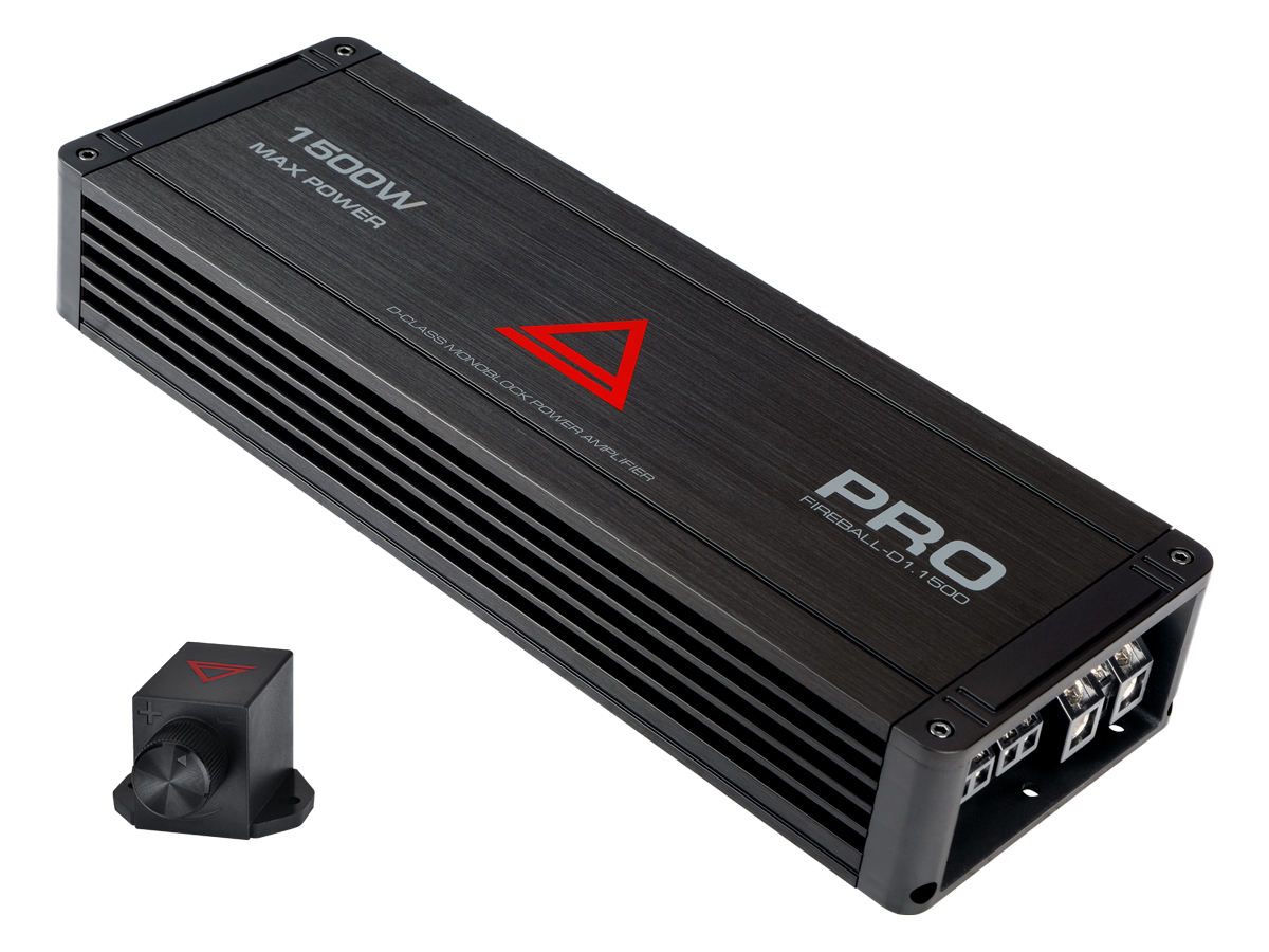 AurA | FIREBALL-D1.1500 PRO | 1x600w (4 Ohm), 1x1000w (2 Ohm), 1x1500w (1 Ohm), 35Hz-250Hz, ДУ | 1