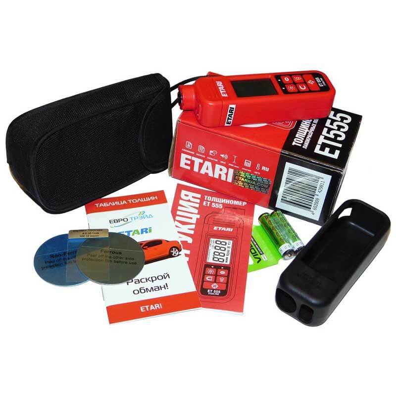 Толщиномер | ET-555 | толщиномер по черн. и цветн. мет. самокалибровка | превью 2