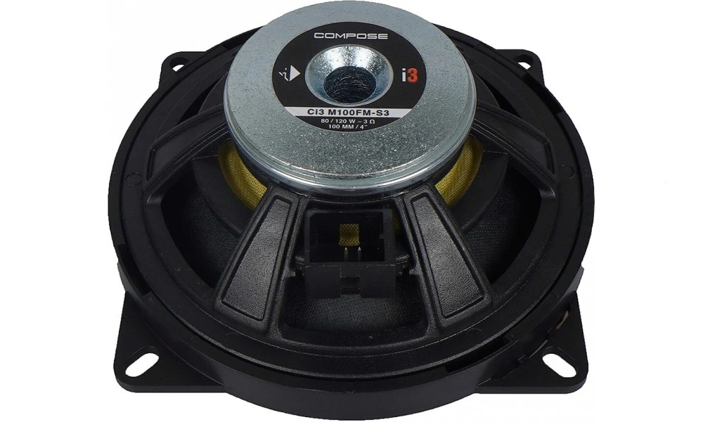 Helix | Ci3 K100.2FM-S3 | 2-х компонентная, СЧ, 4" и 20мм ВЧ,80/120Watts, 3Om | 4