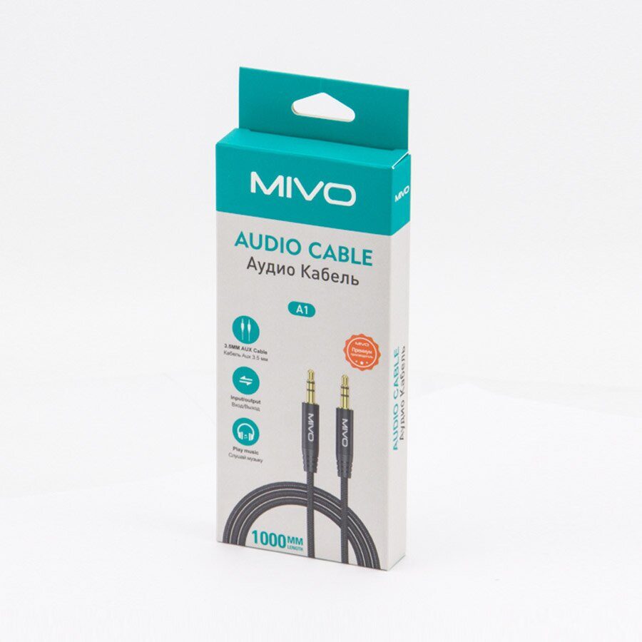 Mivo | MX-A1 | Аудио кабель AUX 3.5 mm   1,2 м | превью 3