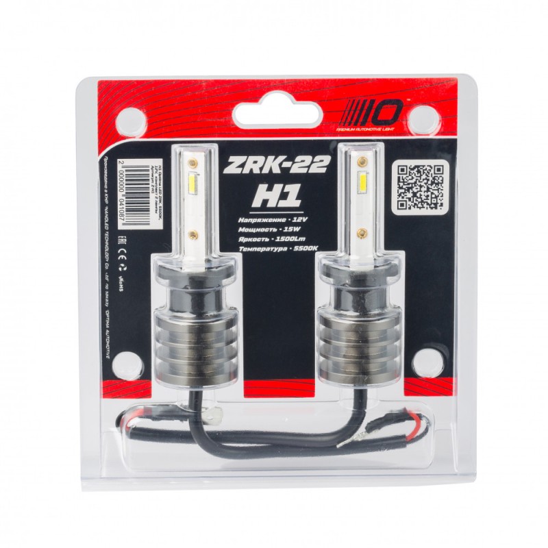 OPTIMA | Z-H1 | H1 ZRK-22 5500K ОЧЕНЬ КОМПАКТНЫЕ , 12V комп. 2 шт. | 3