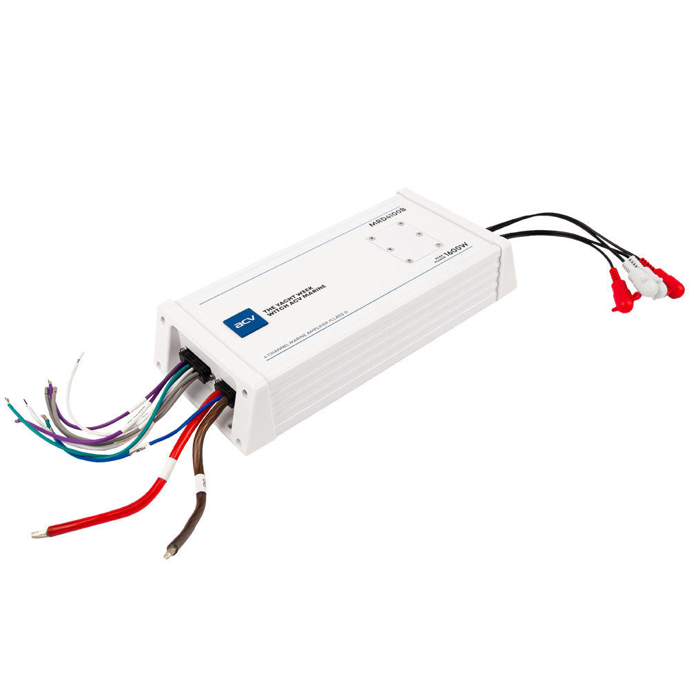 ACV | MRD4100B | морской влагозащищенный усилитель/ 4*100Вт/4-3-2 канал/4-2Ом | 1