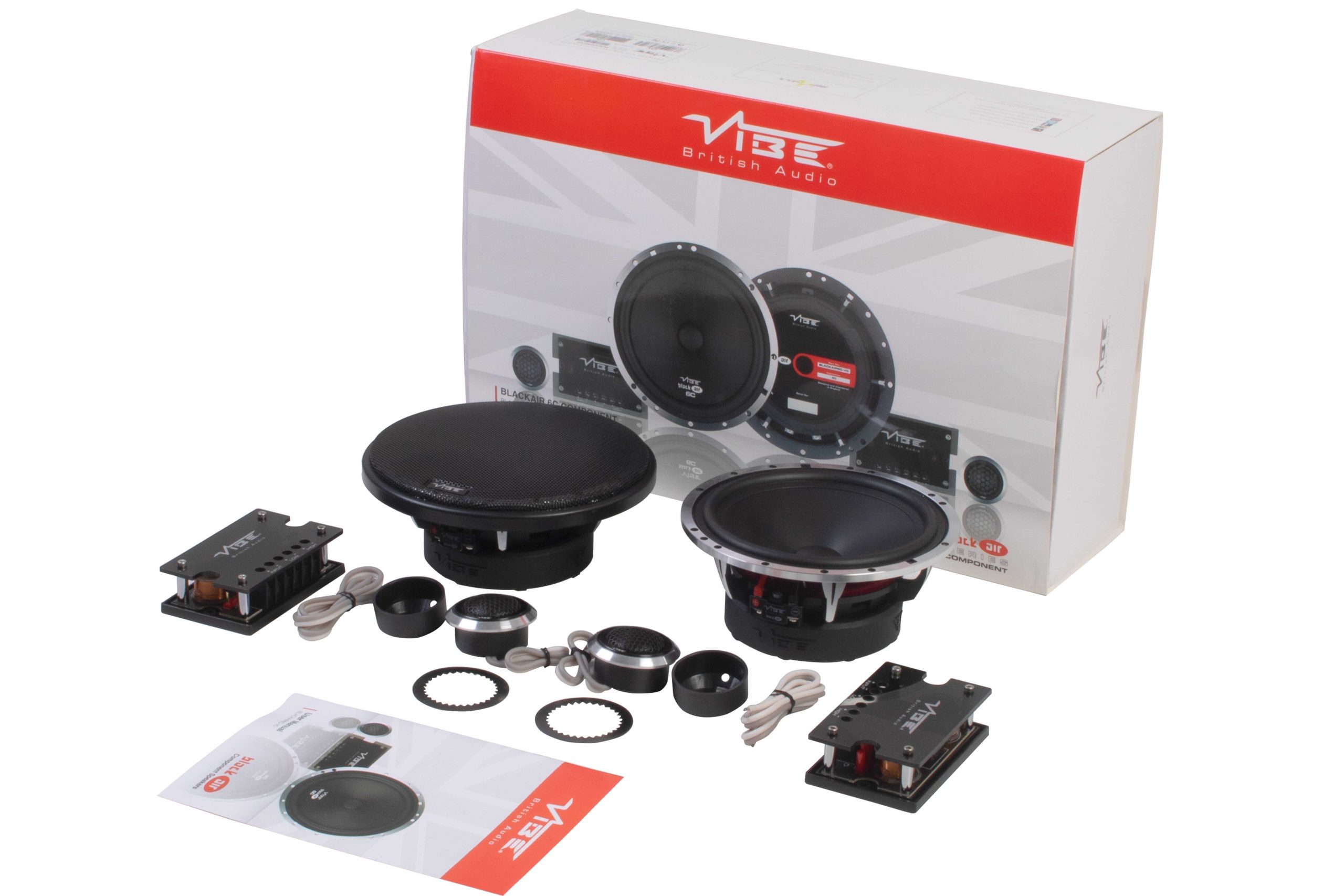 Акустика автомобильная Vibe BLACKAIR6C-V0 6,5, компонентные, 4 Ом, 140420 Вт,