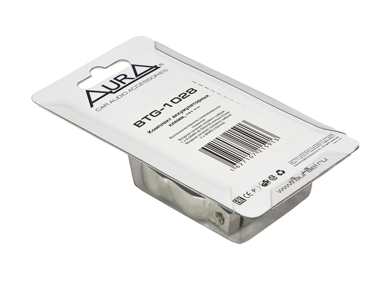 AurA | BTG-1028 | Набор клемм для аккумулятора 2 шт., "плюс" и "минус" | превью 3