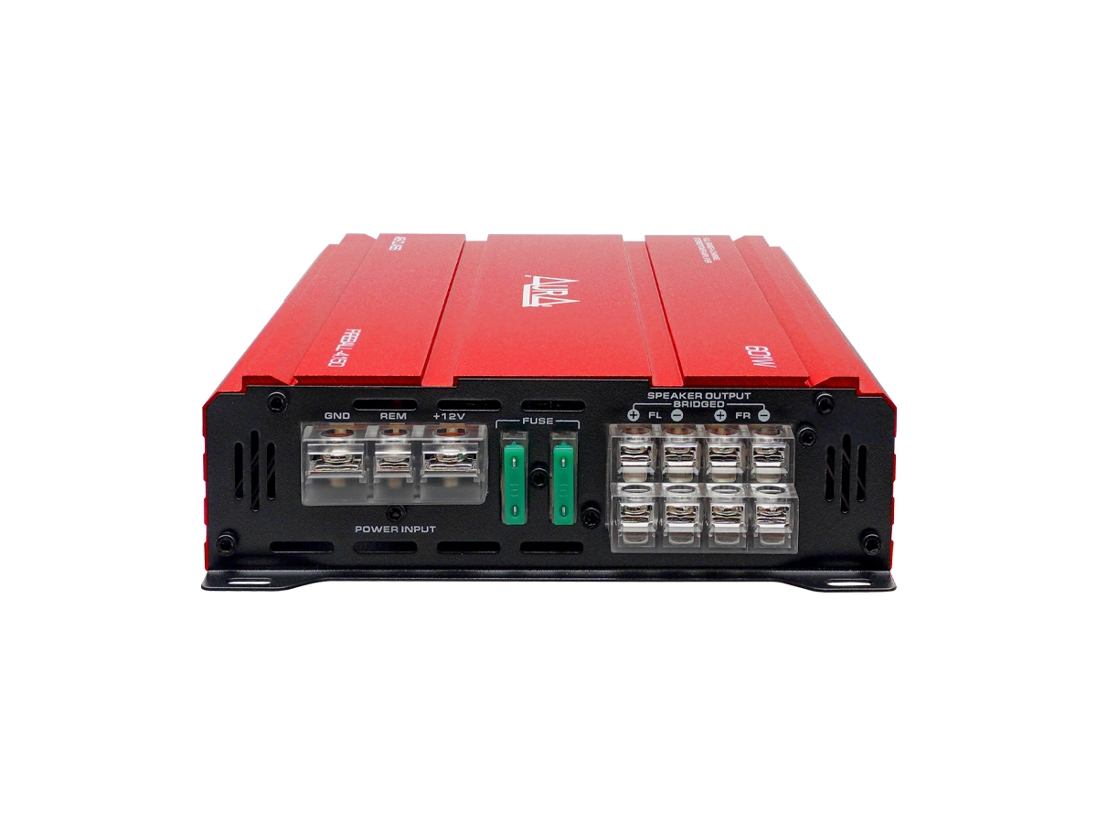 AurA | FIREBALL-4.150 | 4x100w (4 Ohm), 4x150w (2 Ohm), 2x230w (4 Ohm), LPF/HPF, 20Hz - 20kHz | 2