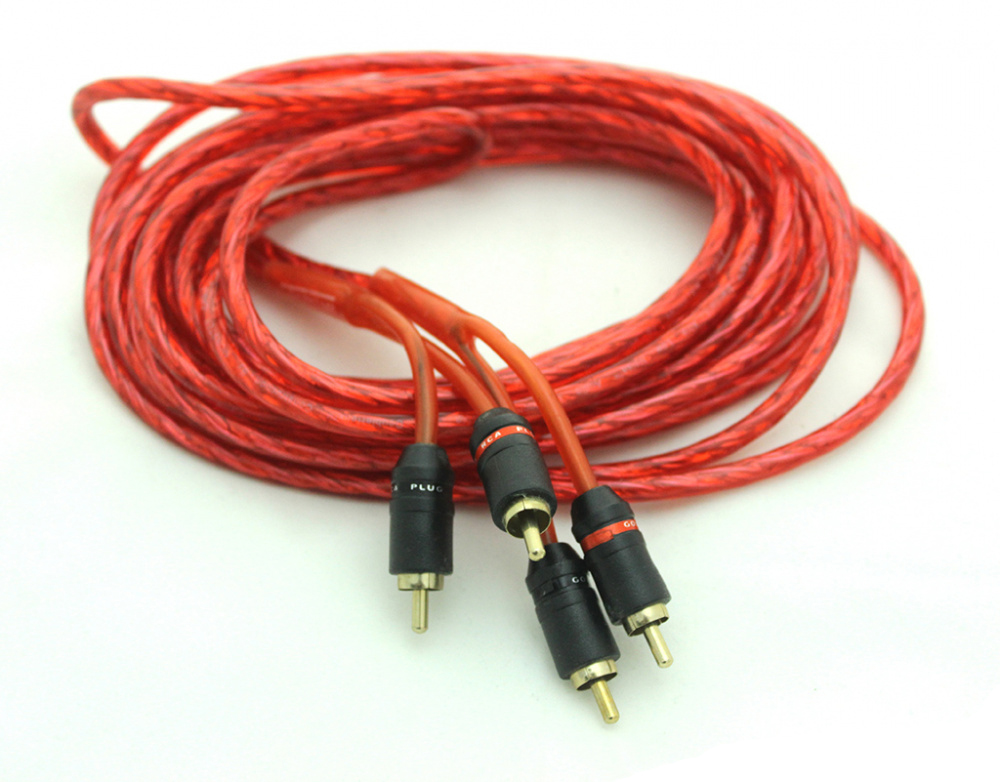 TAKARA | TRG/TRS-5.2 RED | 5m  RCA «витая пара» из бескислородной меди и алюминиевым экраном | 1