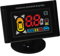 ALFA | RA-08 Black | 8 датчиков 22мм ,дисплей VFD,зуммер,голос | 1