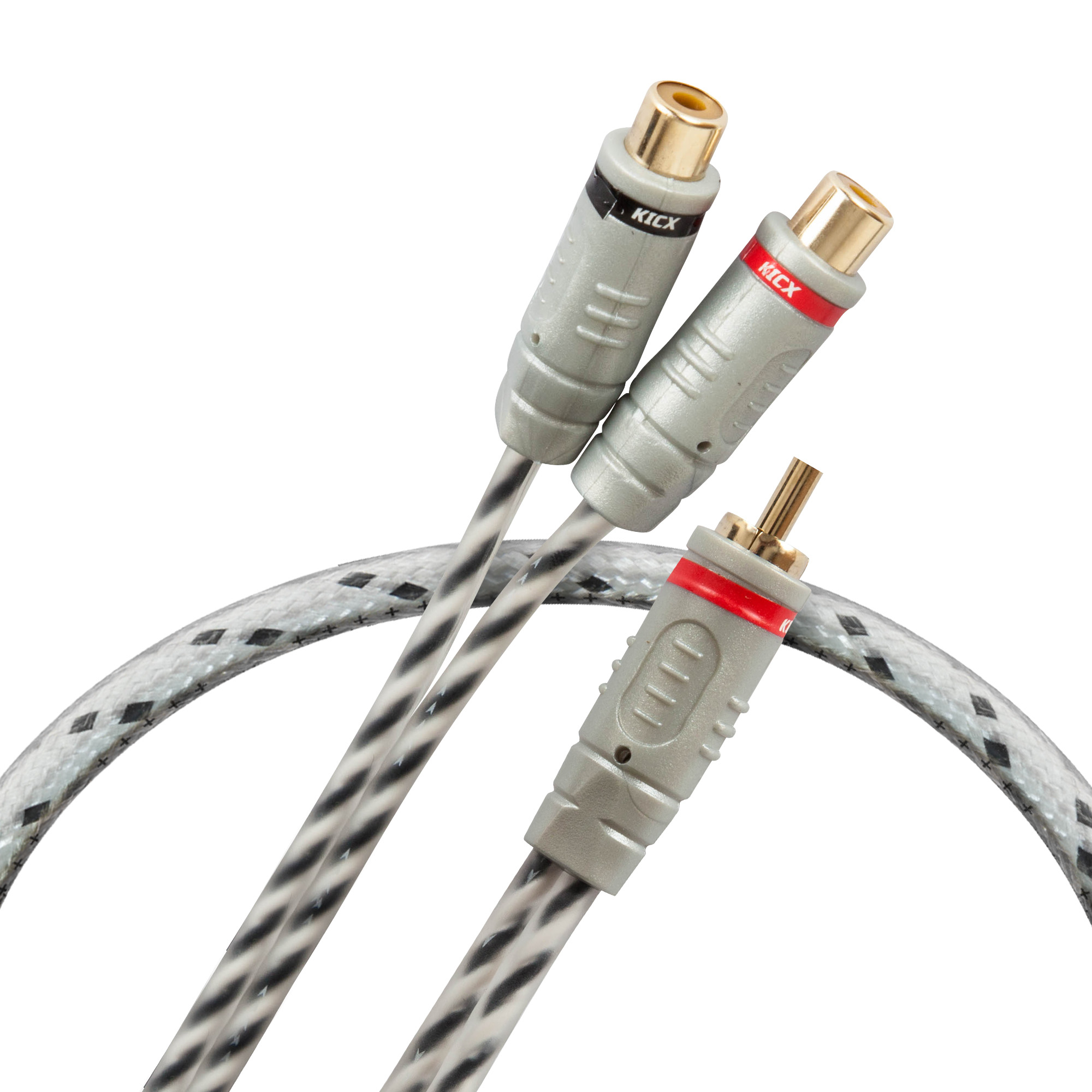 KICX | MRCA02Y | медно-алюминий кабель-переходник 2 “мама” /1 “папы”, 0,2м. 1 шт. | превью 1