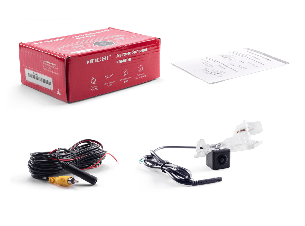 Camera | Renault Incar VDC-114FHD | Renault Duster, Lada X-Ray наклонная | 2