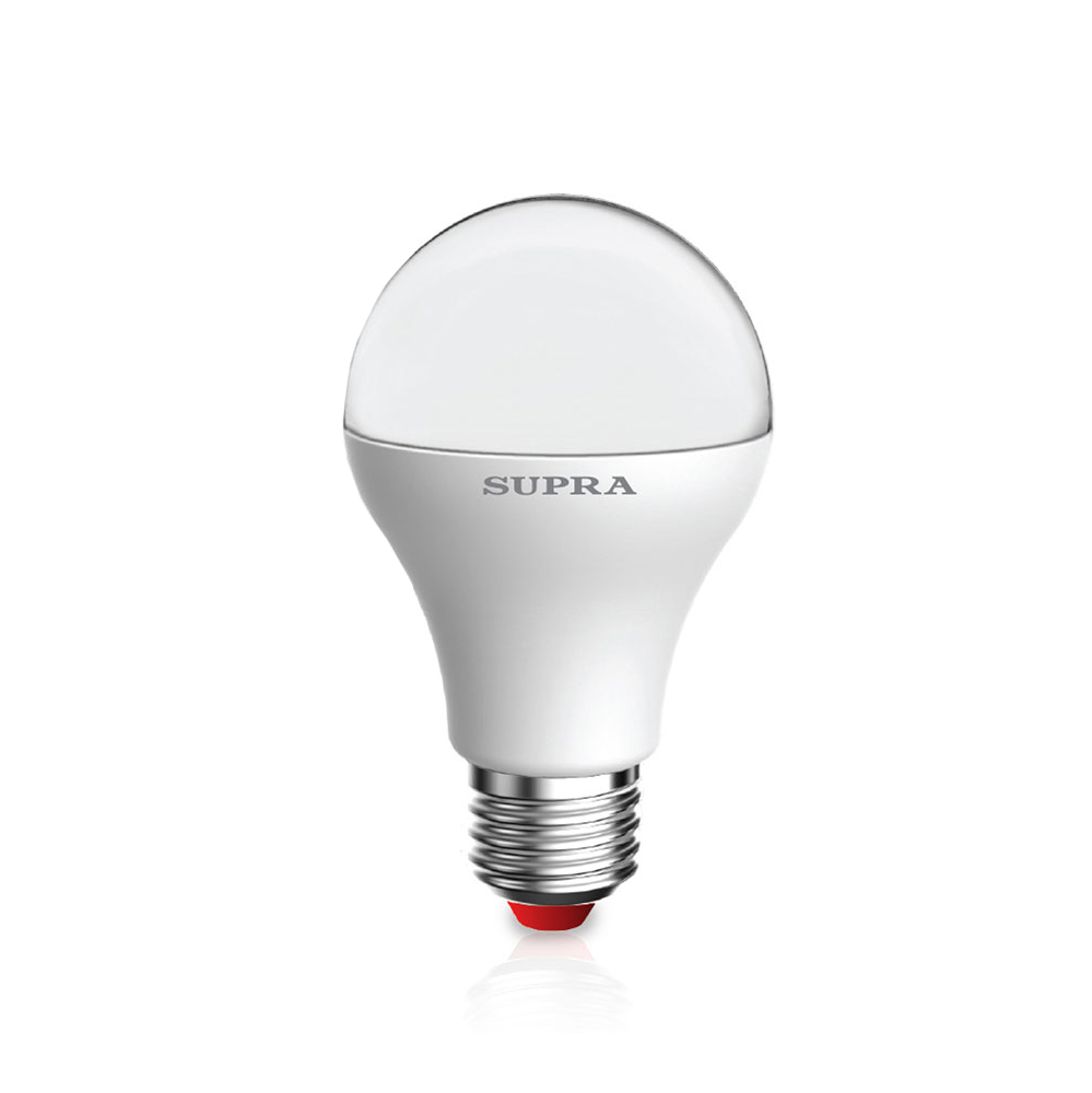 Лампы Supra | SL-LED-PR-A60-15W/3000/E27 | светодиодная лампа Мощность -15 Вт, Цоколь - Е27, 3000К | превью 2