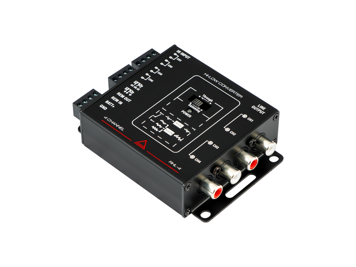 AurA | RHL-4 | Конвертор уровня, 4 канала, силовой вход - RCA выход, сумматор | 1