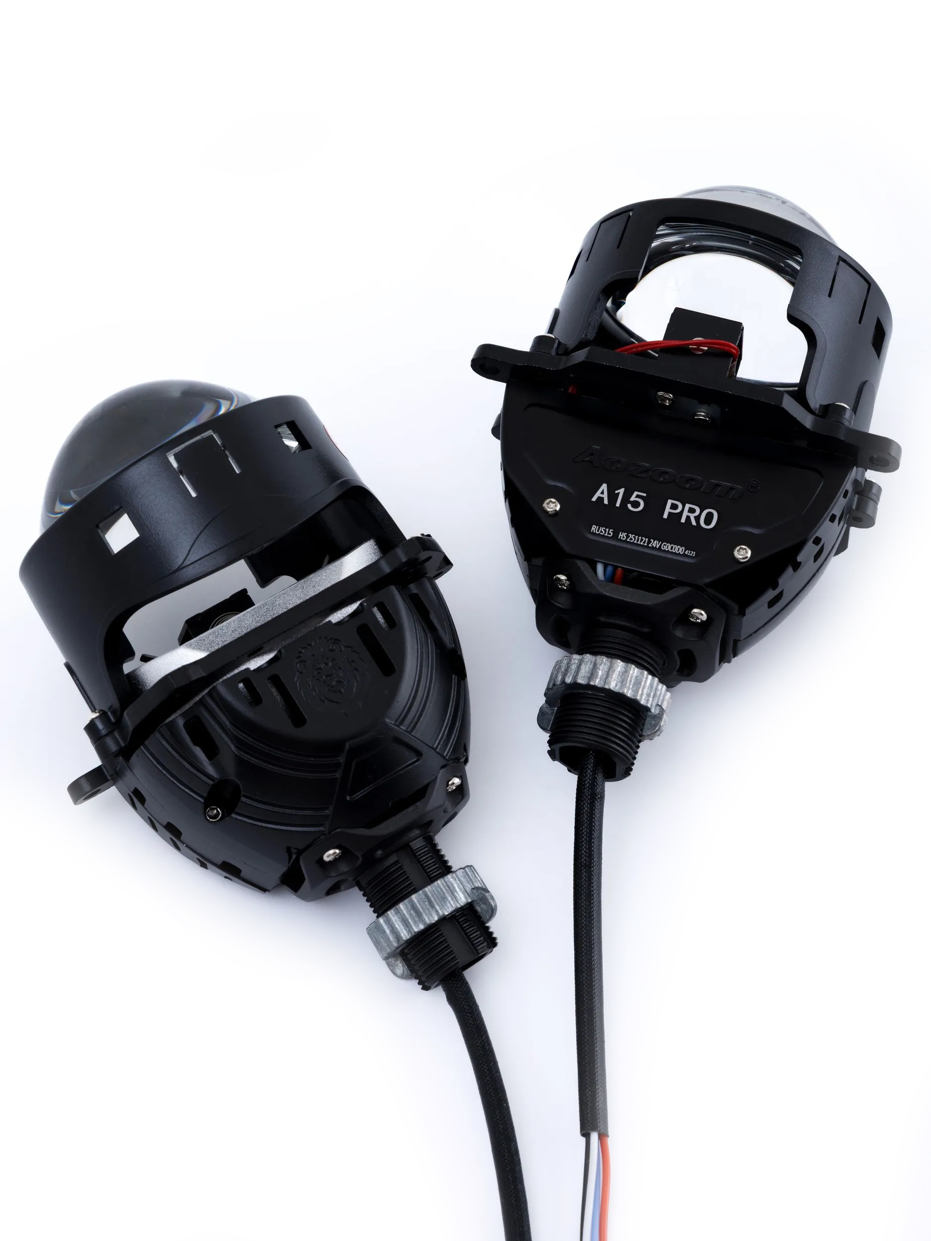 AOZOOM | A15 PRO 24V | Bi-LED модули 24V, 3", 5500K , 58W/65W, КОМП.  2 ШТ.| 5