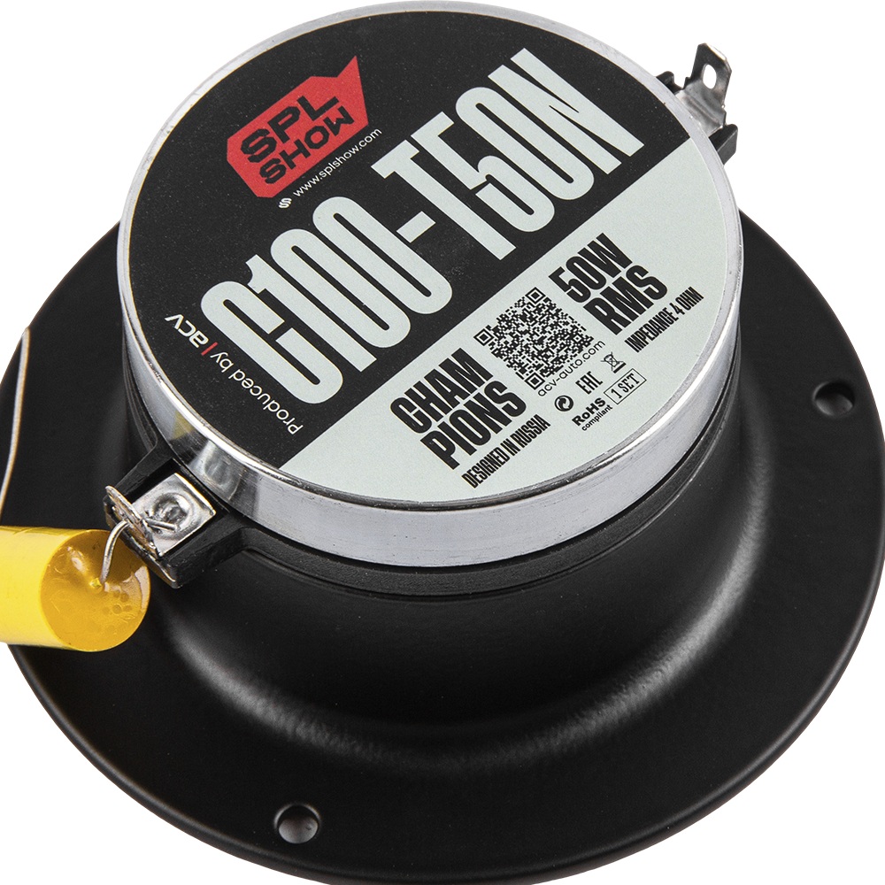 ACV | SPL SHOW CHAMPIONS C100-T50N | ВЧ/D 10 см /RMS=50Вт/4Om. | 5