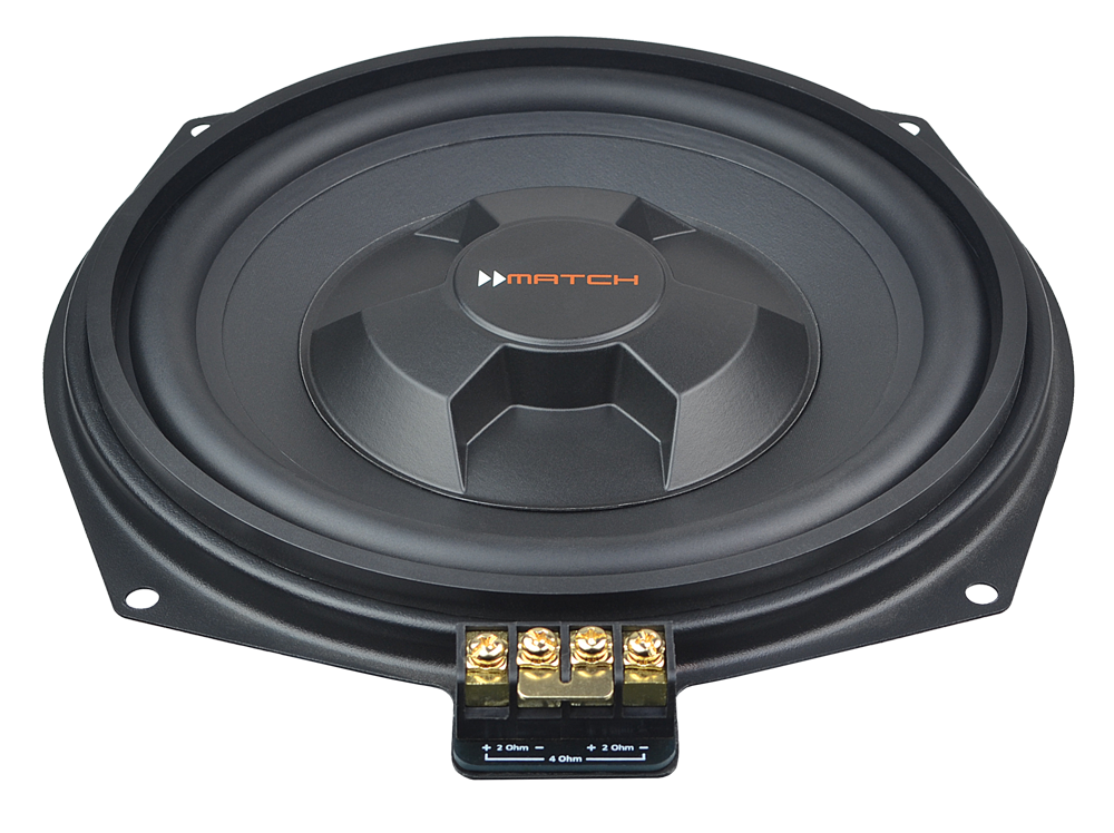 MATCH | MW 8BMW-D | Сабвуфер 20см, 8", 200/400Watts, для BMW/mini, маленькая посадочная глубина | 1