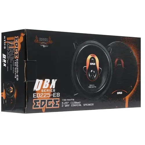 Edge | ED225-E8 | 5.25" (13cm), 2-х полосные, коаксиальные, 50/150W, 54mm | 5