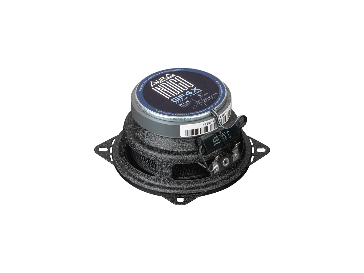 AurA | INDIGO-GF4X | 4" (10cm), GlassFiber, 2-пол., коакс., 41/81w, 80Hz - 20kHz, 83dB, сетки | 7