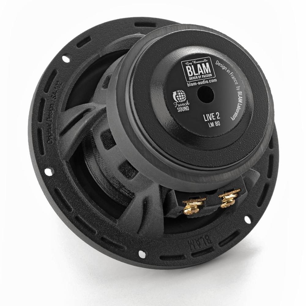 BLAM | LM80 | широкополосные динамики 3"(80мм), 25/100Вт,100Гц-25кГц, 4Ом, 87.5дБ | 3