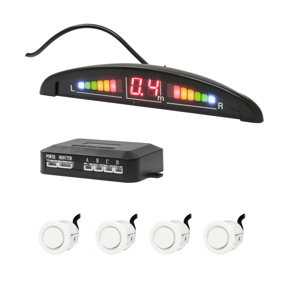 Swat | PT-104W | К-т датчиков парковки, 4 датчика, White, 18.5mm | превью 1