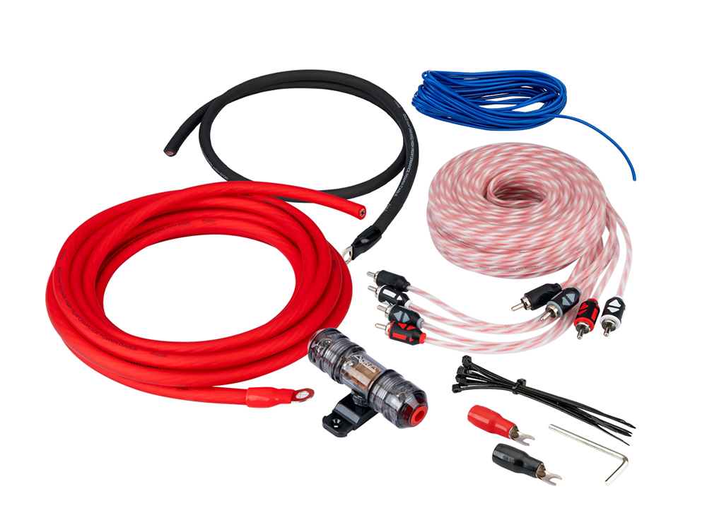 AurA | AMP-1404 | 4 канала, 4Ga (20мм²), держатель MiniANL 80A, RCA, клеммы, шестигранник, пакет | превью 1